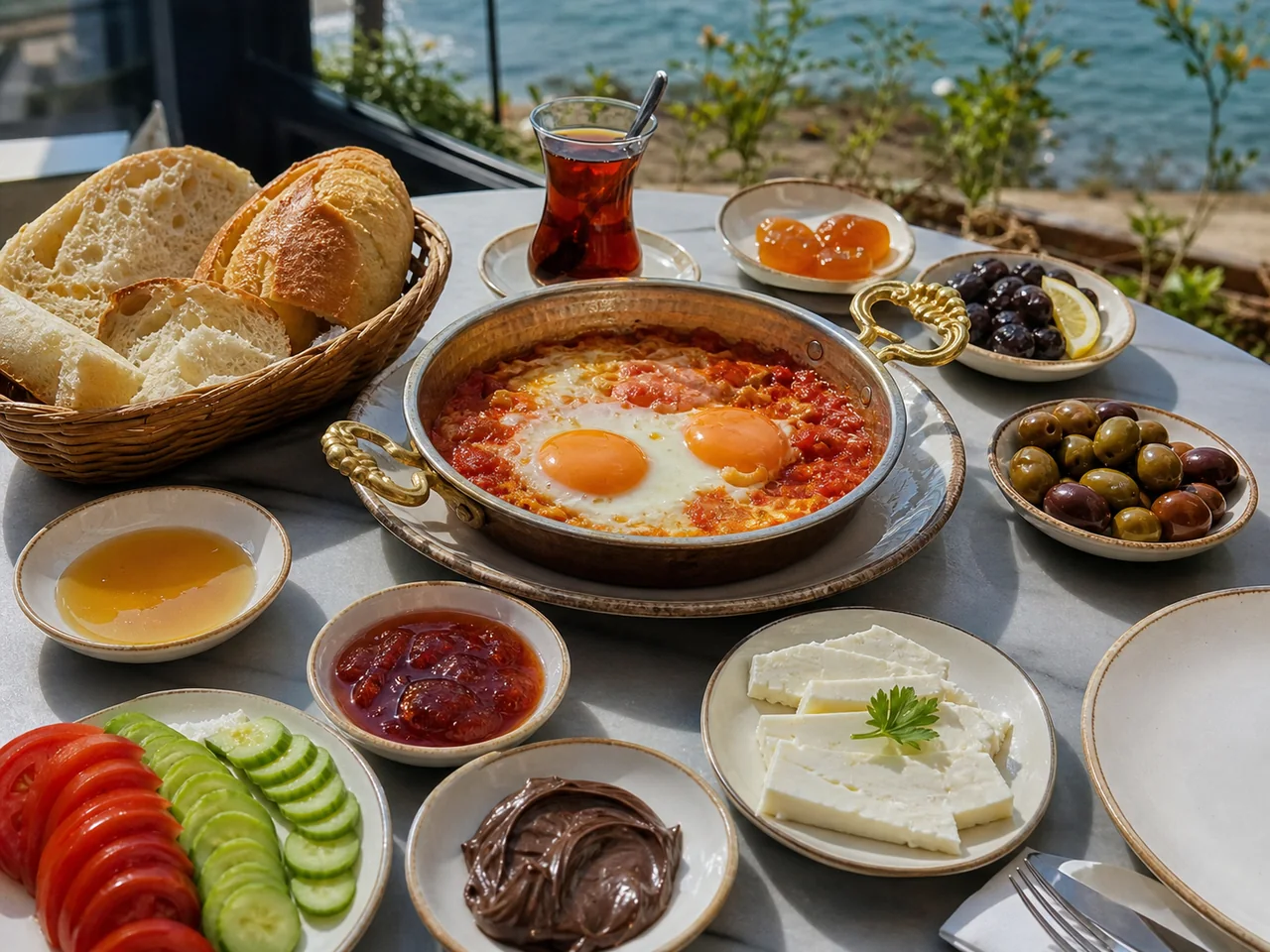 Sahil Kahvaltı Tabağı