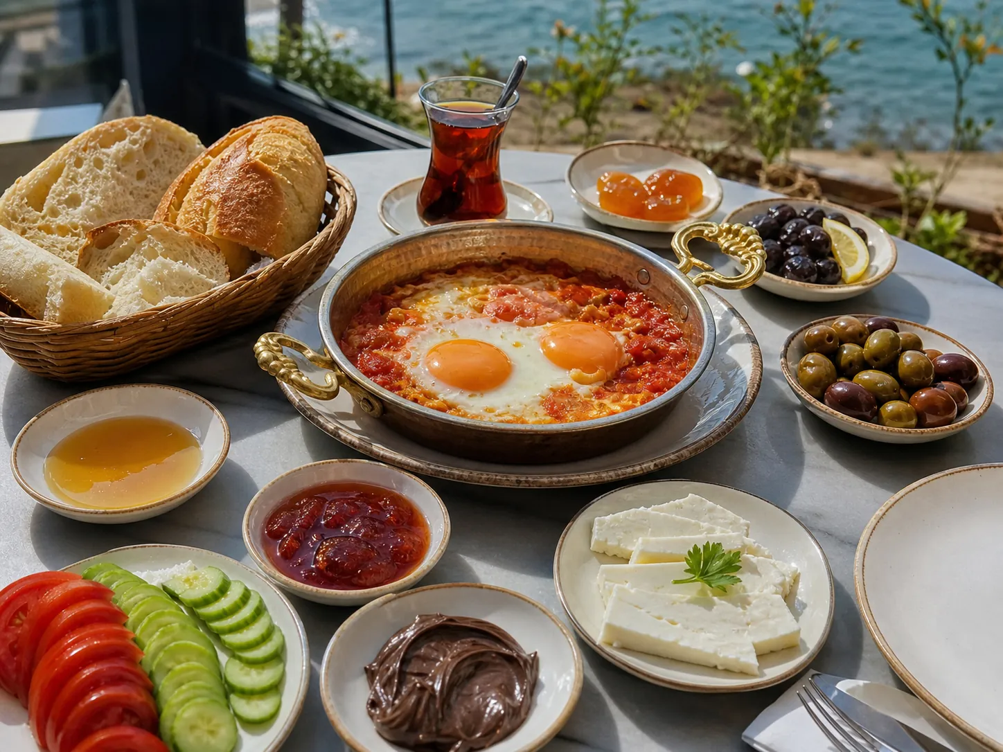 Sahil Kahvaltı Tabağı